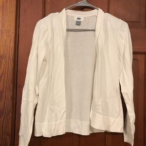 White Old Navy Cardigan